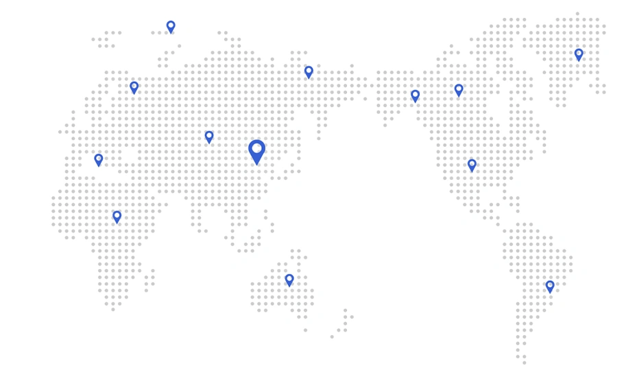 Worldwide partner locations