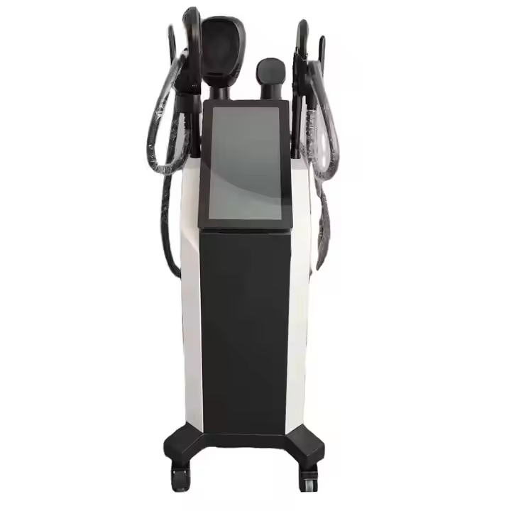 2025 Vertical 5-Handle EMS 7 T Face & Body Sculpting Machine | Muscle Firming & Slimming