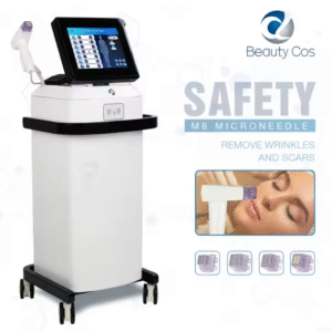 Revolutionary Skincare Innovation: White Vertical Crystallite Depth 8mm Skin Tightening Wrinkle Removal Equipment with Cold Hammer