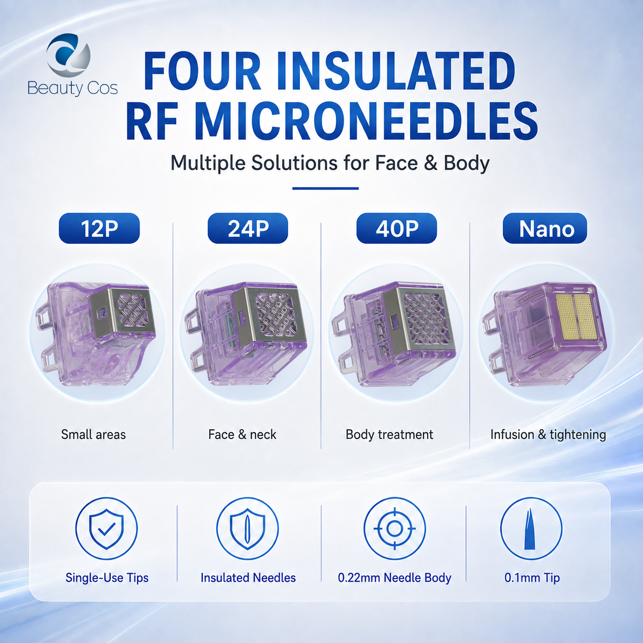 Professional Standing Fractional RF Microneedle System 12P 24P 40P Nano Disposable Tips Skin Tightening Wrinkle Removal Beauty Equipment - image 3