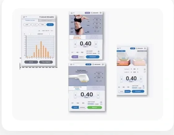 Automatic and manual treatment interface