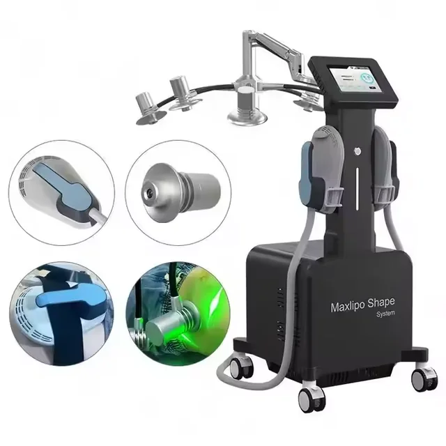 532 nm Vertical Lipo Laser Muscle-Building Slimming Machine | Waist & Arm Sculpting for Salons