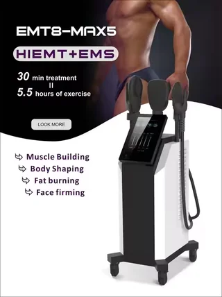 2025 Vertical 5-Handle EMS 7 T Face & Body Sculpting Machine | Muscle Firming & Slimming - image 3